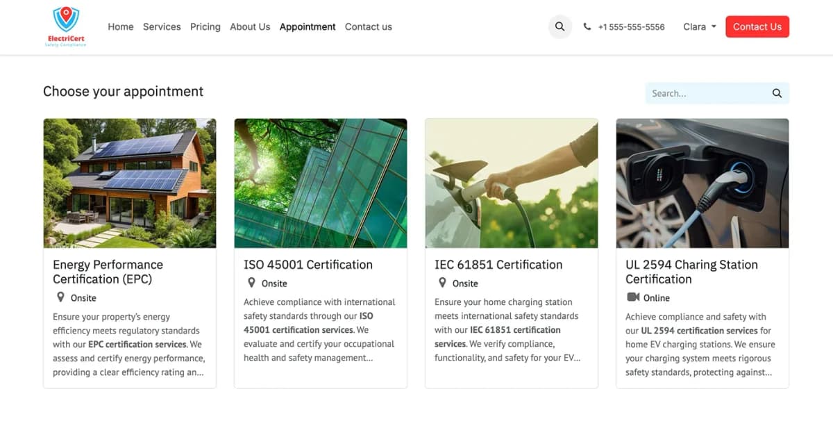 Odoo Audit Website Template preview