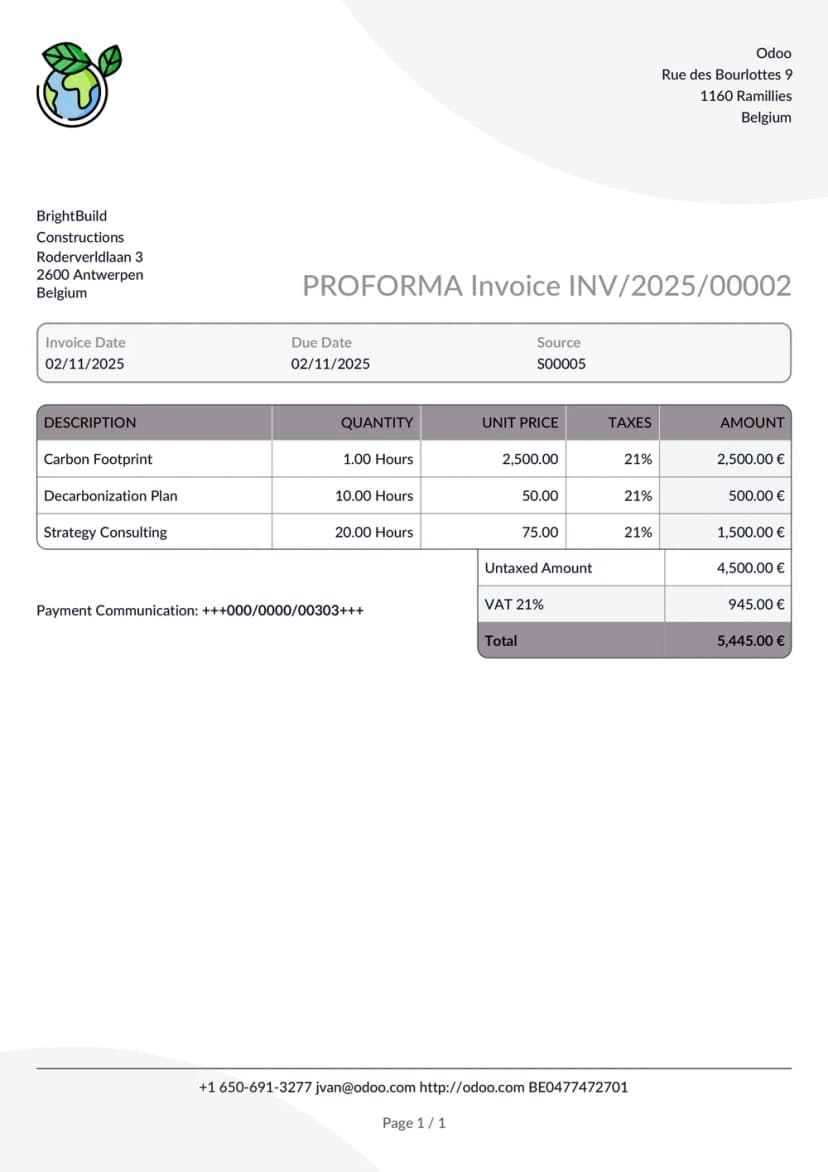 Integrated Invoicing